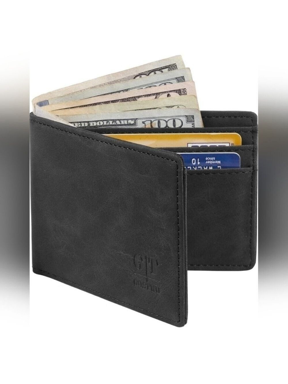 NGostwo Mens Slim Minimalist Front Pocket Genuine Leather Wallet -New In Package